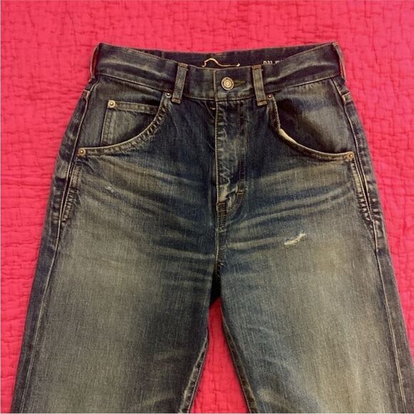Saint Laurent cropped straight leg high waist jeans, size 25 - Picture 5 of 14